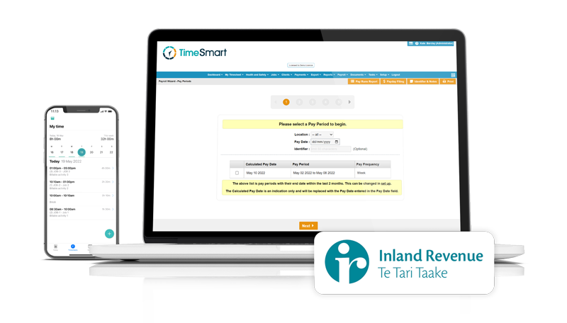 TimeSmart Payroll Filing