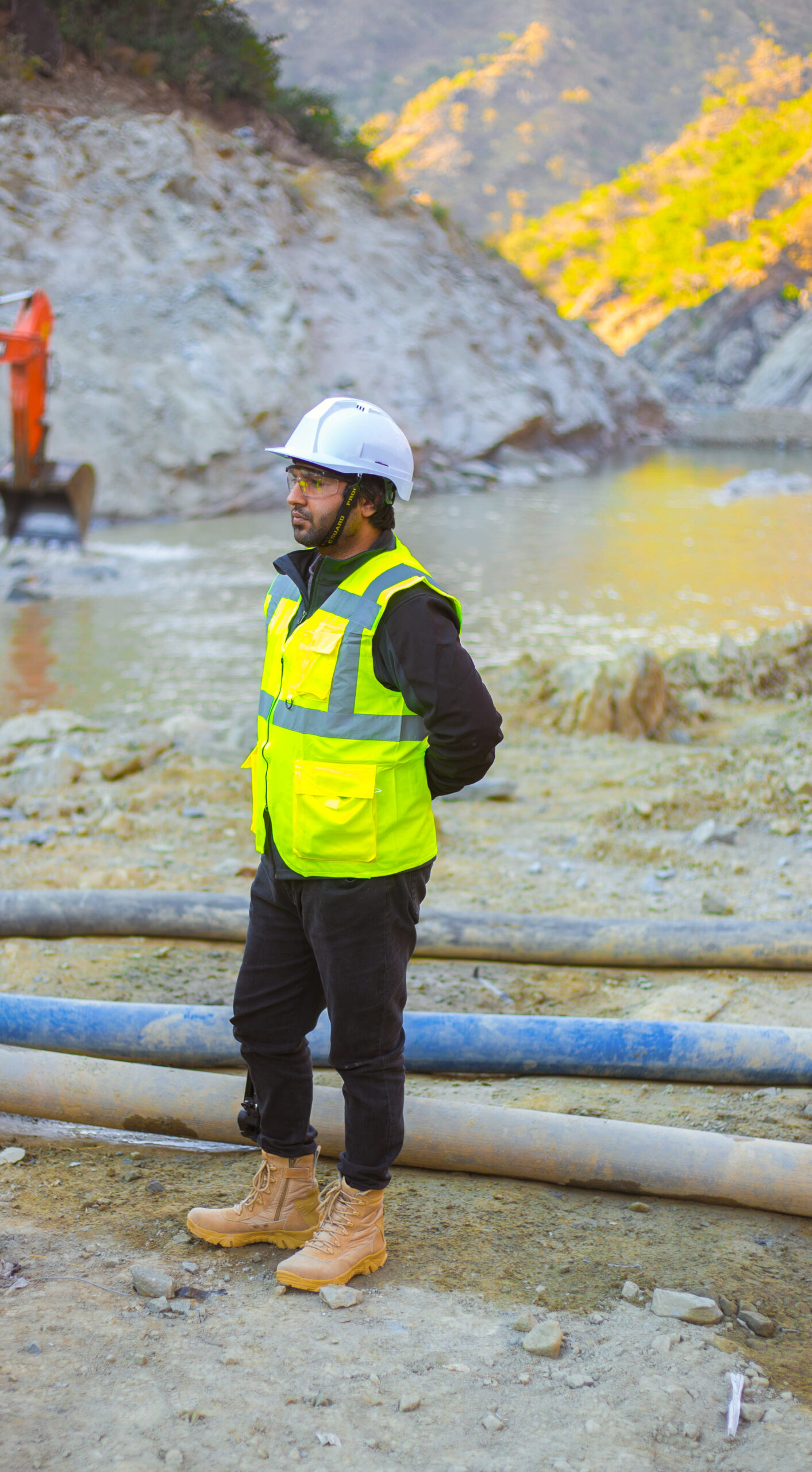Man in Health and Safety Equipment